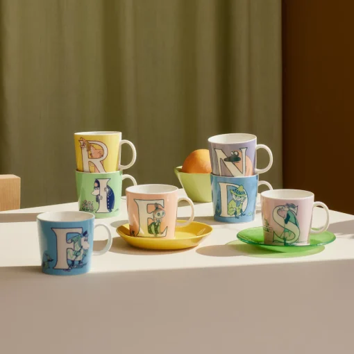 Moomin Arabia Mumi krus 40 cl Alfabet