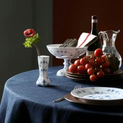 Royal Copenhagen Musselmalet Riflet vase 12 cm