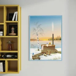 ViSSEVASSE OUTDOOR HOT TUB plakat