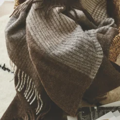 Silkeborg Uldspinderi Oxford plaid, 05104 shades brown