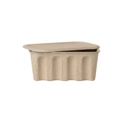 Ferm Living Paper Pulp Box 2 pcs, brown