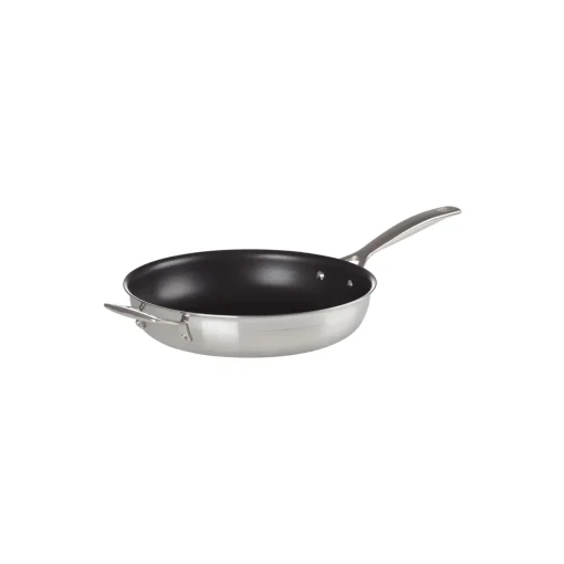 Le Creuset 3-PLY stegepande med Non-Stick belægning og hjælpehåndtag Ø 28 cm