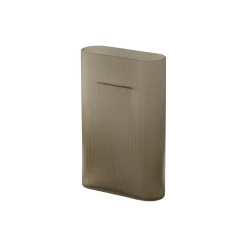 Muuto Ridge Vase, /frosted glass