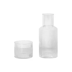 Ferm Living Ripple Carafe Set Small