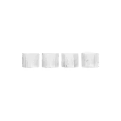 Ferm Living Ripple Low Glasses 4 pcs
