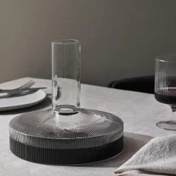Ferm Living Ripple Vinkaraffel, clear