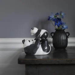 Royal Copenhagen Årsfigur 2022 Panda med unge