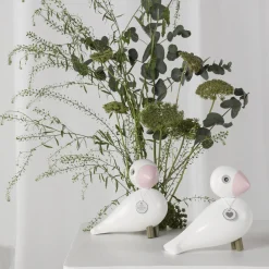 Kay Bojesen Denmark Sangfugl Love, hvid/rosa