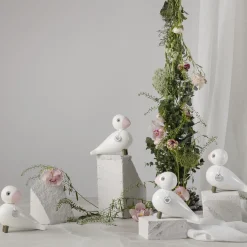 Kay Bojesen Denmark Sangfugl Love, hvid/rosa