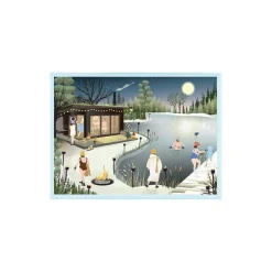 ViSSEVASSE Sauna by the Lake puslespil 1000 brikker