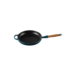 Le Creuset Signature stegepande med træhåndtag Ø 28 cm,