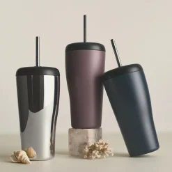 Georg Jensen Sky Rejsekrus Med Sugerør