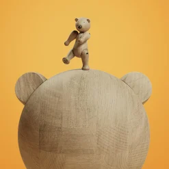 Kay Bojesen Denmark Sæt af liliput i eg 3 stk.