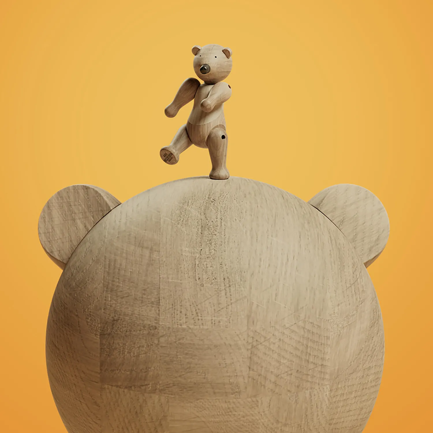 Kay Bojesen Denmark Sæt af liliput i eg 3 stk.