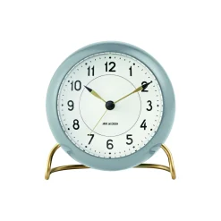 Arne Jacobsen Clocks Station bordur, grå