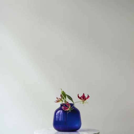 Normann Copenhagen Step vase, blue