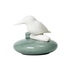 Dottir Nordic Design Sweet Stories Kingfisher vase, peacock