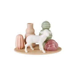Dottir Nordic Design Sweet Stories Lamb Vase, dusty rose