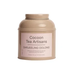 Cocoon Tea Artisans Tea Caddy, organic darjeeling oolong