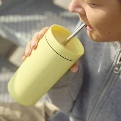 Stelton To Go Sip termokop med sugerør,