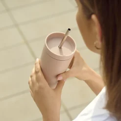 Stelton To Go Sip termokop med sugerør, heather