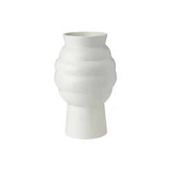 Knabstrup Keramik Tortus Archie vase No 2, white
