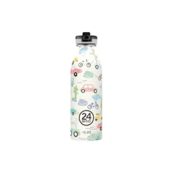24Bottles Urban Drikkeflaske med Sports Låg, adventure friends
