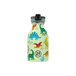 24Bottles Urban Drikkeflaske med Sports Låg, jurassic friends