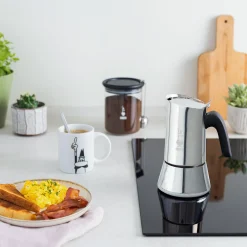 Bialetti Venus espressokande 10 kopper, sølv