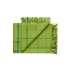 Silkeborg Uldspinderi Warp and Weft plaid, 02104 sprout - lime/grass